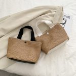 Retro Fashion Woven Straw Handbag