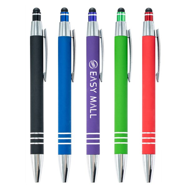 Retractable Ballpoint Pens with Stylus Tip