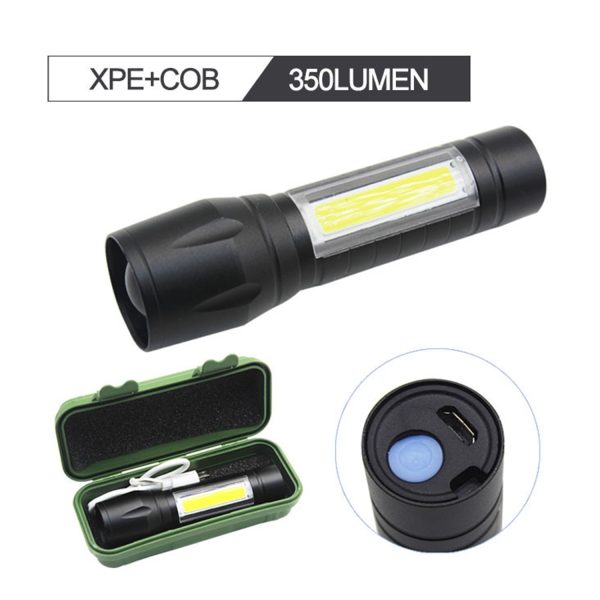 Outdoor emergency mini flashlight