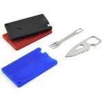 Outdoor Multifunction Tool Card W/ Knife And Fork