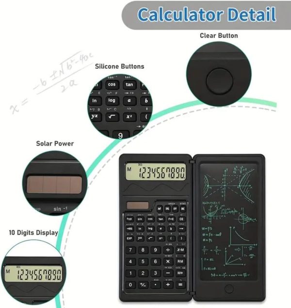 Mini portable office calculator handwriting tablet