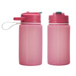 1000ML drop-proof portable silicone folding water bottle