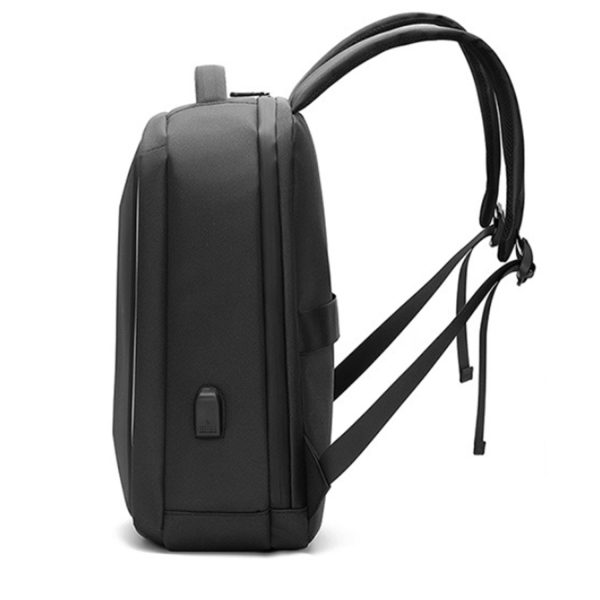 Oxford hard-shell laptop backpack with usb charging port