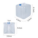 Portable Transparent Camping Water Storage Carrier Jug