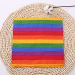 Festival symbol rainbow headscarf