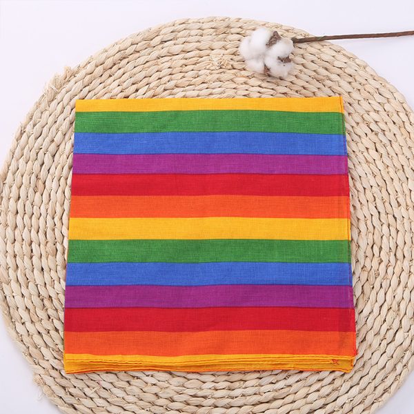 Festival symbol rainbow headscarf