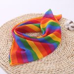 Festival symbol rainbow headscarf