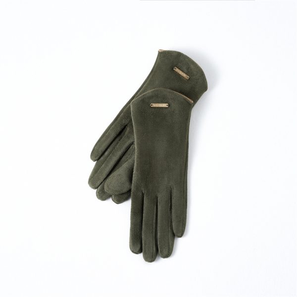 Winter Suede Gloves For Women