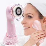 Household electric facial cleansing brush