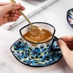 Creative Heart-shaped Handle Mug Coffee Cup