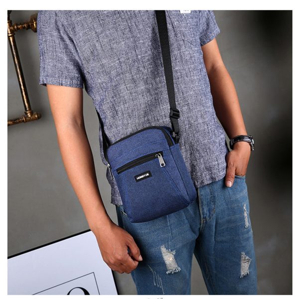 Nylon Men's Casual Shoulder Crossbody Bag