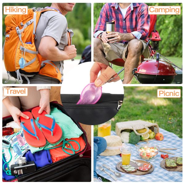 Stainless Steel Foldable Spoon W/ Portable Box