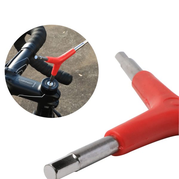 Bicycle Y-Shaped 3 Way Portable Wrench