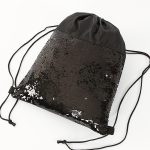 Sport Stylish Sequin Drawstring Backpack