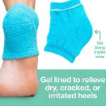 Comfortable Soft Moisturizing Fuzzy Sleep Gel Heel Sock