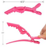 Crocodile clip for hair dye and hairdressers