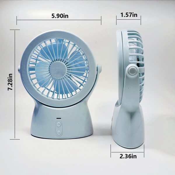 Night Light Portable USB Fan