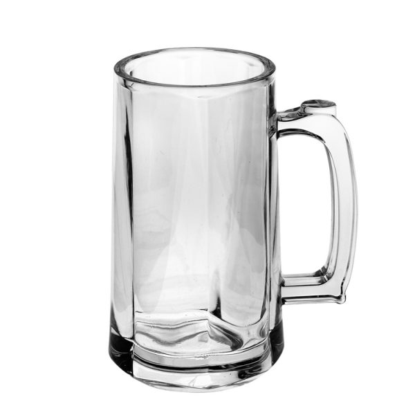 Beer Acrylic Clear Plastic Cup With Handle