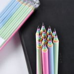 Paper rainbow pencils