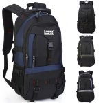 Canvas waterproof backpack for student sports travel