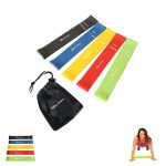 5 Set Of Stretch Bands For Booty Legs, Pilates Flexbands