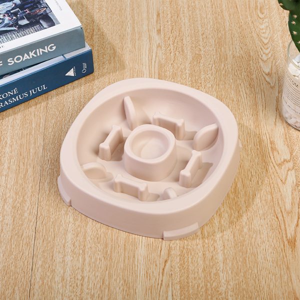 Plastic Dog Bowls Slow Feeder for Fast Eaters