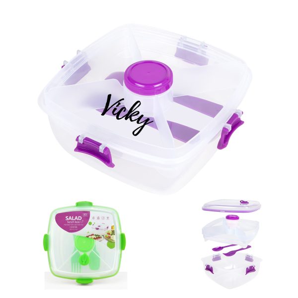 Salad compartment lunch box