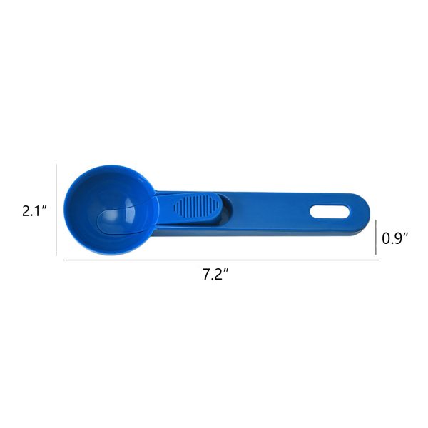 Press-type plastic ice cream scoop