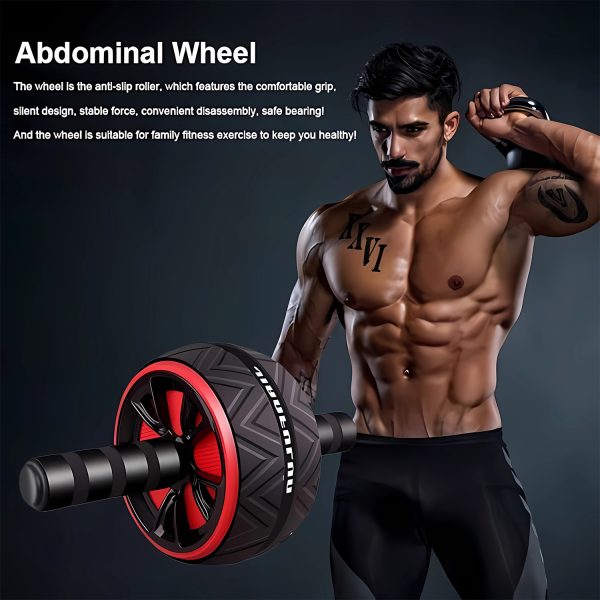 Home Fitness Multifunction Abdomen Exercise Wheel Roller