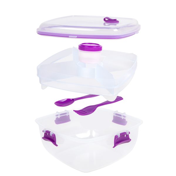 Salad compartment lunch box