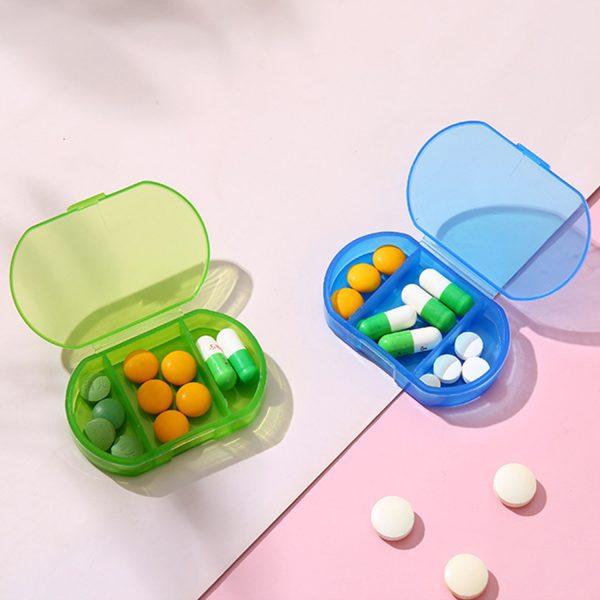 3 Compartment Convenient Portable Pill Box