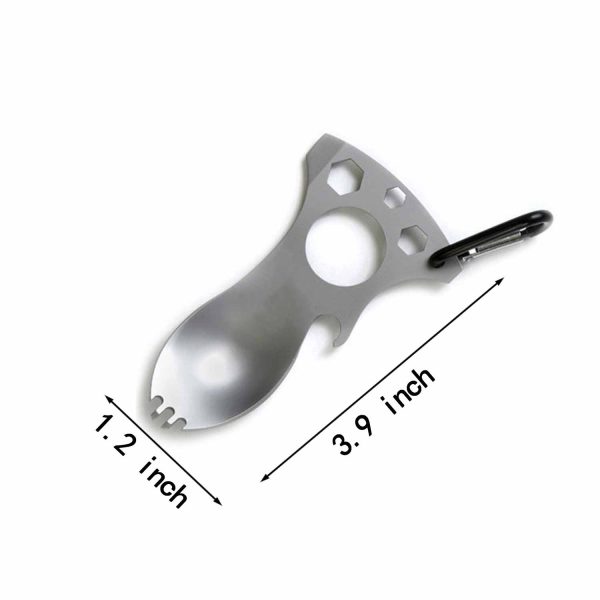 Multifunction Outdoor Camping Fork Spoon Opener