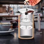 Stainless Steel Pour-Over Coffee Maker