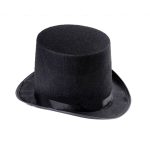 Black Felt Magician's Hat