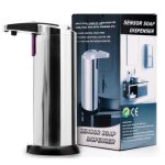 Stainless steel infrared sensor soap dispenser