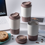 Insulated 12Oz Leak-Proof Double Wall Vacuum Coffee Mug