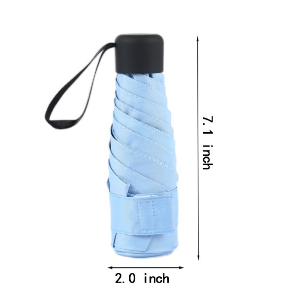 Manual Five-Fold Compact Sunscreen Shade Pocket Umbrella