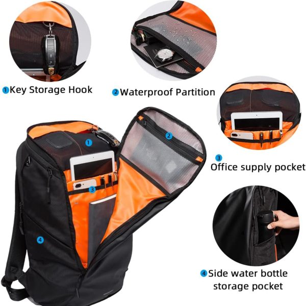 Large capacity outdoor travel backpack