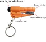 3 In 1 Emergency Car Escape Hammer Key Chain