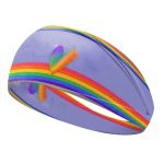 Rainbow Wide Headband Turban