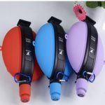 Silicone Portable Foldable Water Bottle With Compass