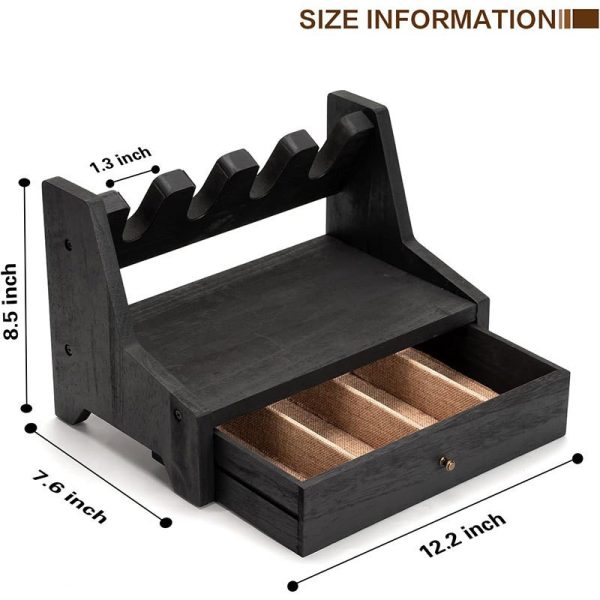 Wood Rack Holder for Gun Cabinet Accessories