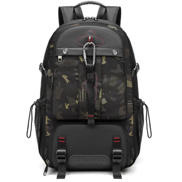 Men's backpack outdoor travel bag with usb charging port