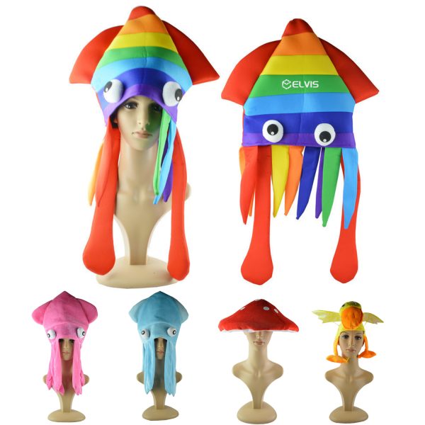 Cartoon Octopus Hat Head Cover