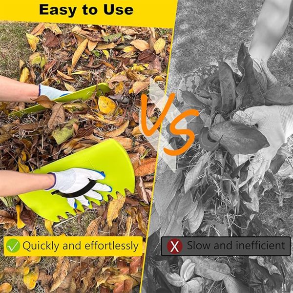 Plastic Leaf Scoops Hand Rakes