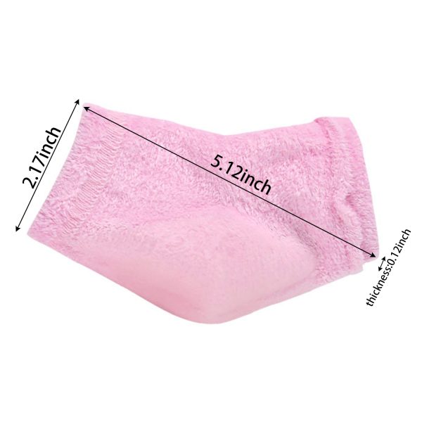 Comfortable Soft Moisturizing Fuzzy Sleep Gel Heel Sock