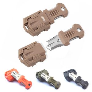 Multi functional keychain mini self-defense knife