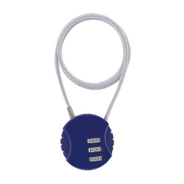 Zinc alloy anti-rust lock rope combination padlock