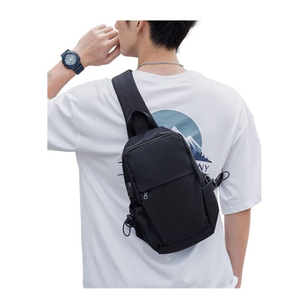 Crossbody bag USB charging leisure sports backpack