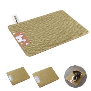 Summer pet anti slip woven rattan mat